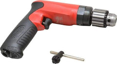 Sioux Tools - 3/8" Keyed Chuck - Pistol Grip Handle, 2,600 RPM, 14.16 LPS, 30 CFM, 1 hp - A1 Tooling