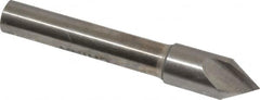 Interstate - 5/16" Head Diam, 1/4" Shank Diam, 1 Flute 60° High Speed Steel Countersink - A1 Tooling