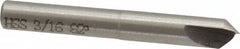 Interstate - 3/16" Head Diam, 3/16" Shank Diam, 1 Flute 82° High Speed Steel Countersink - A1 Tooling