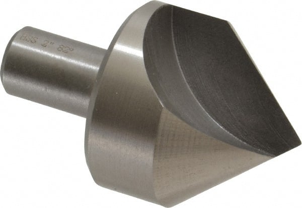 Interstate - 2" Head Diam, 3/4" Shank Diam, 1 Flute 82° High Speed Steel Countersink - A1 Tooling