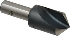 Interstate - 7/8" Head Diam, 1/2" Shank Diam, 1 Flute 100° High Speed Steel Countersink - A1 Tooling