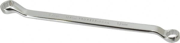 Proto - 12mm x 14mm 12 Point Offset Box Wrench - Double End, 9-1/16" OAL, Steel, Polished Finish, 7.5° Offset - A1 Tooling