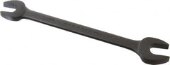 Proto - 5/8" x 3/4" Standard Open End Wrench - 8-43/64" OAL, Double End, Black Finish, 15° Head Angle - A1 Tooling