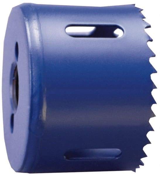 Disston - 2-1/8" Diam, 1-7/8" Cutting Depth, Hole Saw - Bi-Metal Saw, Toothed Edge - A1 Tooling