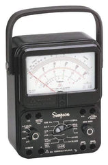 Simpson Electric - 12389, 1,000 VAC/VDC, Analog Manual Ranging Multimeter - 20 mOhm, Measures Voltage, Current, Resistance - A1 Tooling