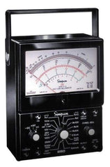 Simpson Electric - 12211, 1,000 VAC/VDC, Analog Manual Ranging Multimeter - 200 Ohm, Measures Voltage, Current, Resistance - A1 Tooling