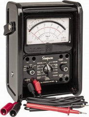 Simpson Electric - 12227, 1,000 VAC/VDC, Analog Manual Ranging Multimeter - 20 mOhm, Measures Voltage, Current, Resistance - A1 Tooling