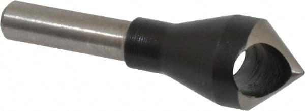 Interstate - 1/4" Shank Diam, 0 Flute 82° High Speed Steel Countersink - A1 Tooling