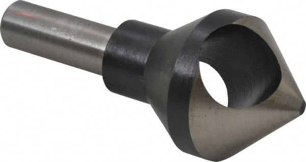 Interstate - 5/8" Shank Diam, 0 Flute 82° High Speed Steel Countersink - A1 Tooling