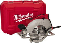 Milwaukee Tool - 15 Amps, 7-1/4" Blade Diam, 5,800 RPM, Electric Circular Saw - 120 Volts, 3.25 hp, 9' Cord Length, 5/8" Arbor Hole, Left Blade - A1 Tooling