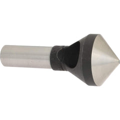 1/2″ Shank Diam, 0 Flute 100° High Speed Steel Countersink Bright Finish, Single End, Straight Shank, Right Hand Cut