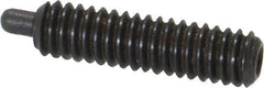 Gibraltar - 8-32, 5/8" Thread Length, 3/32" Plunger Projection, Steel Threaded Spring Plunger - 0.07" Max Plunger Diam, 5/8" Plunger Length, 2.7 Lb Init End Force, 7.3 Lb Final End Force, 1/16" Hex - A1 Tooling