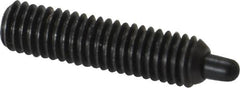 Gibraltar - 10-32, 3/4" Thread Length, 1/8" Plunger Projection, Steel Threaded Spring Plunger - 0.092" Max Plunger Diam, 3/4" Plunger Length, 2.9 Lb Init End Force, 11.1 Lb Final End Force, 1/16" Hex - A1 Tooling