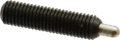 Gibraltar - 1/4-28, 1" Thread Length, 3/16" Plunger Projection, Steel Threaded Spring Plunger - 0.118" Max Plunger Diam, 1" Plunger Length, 1 Lb Init End Force, 4 Lb Final End Force, 5/64" Hex - A1 Tooling