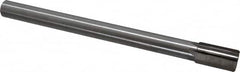 Interstate - 7/8" Diam, 0.748 to 0.75" Max Diam Straight Shank, 1-1/2" Flute Length, Machine Expansion Reamer - Straight Flute, 10" OAL, Right Hand Cut, 6 Flutes, High Speed Steel, Bright Finish - A1 Tooling