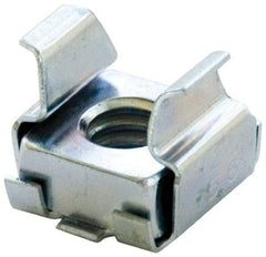 Value Collection - 3/8-16 Screw, 0.24 to 0.26" Thick, Spring Steel Cage Nut - Zinc-Plated Finish - A1 Tooling