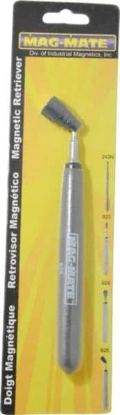 Mag-Mate - 32" Long Magnetic Retrieving Tool - 14 Lb Max Pull, 6-1/2" Collapsed Length, 5/8" Head Diam - A1 Tooling