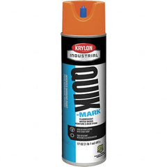 Krylon - 20 fl oz Orange Marking Paint - 50 to 60 Sq Ft Coverage, Water-Based Formula - A1 Tooling