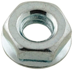 Value Collection - #8-32, Zinc Plated, Steel Hex Nut with Conical Washer - 3/8" Washer Diam, 11/32" Width Across Flats - A1 Tooling