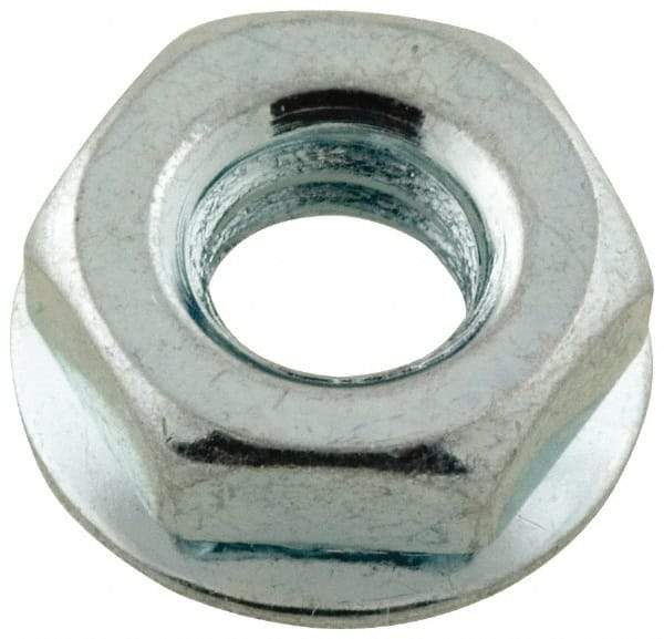 Value Collection - #4-40, Zinc Plated, Steel Hex Nut with Conical Washer - 5/16" Washer Diam, 7/32" Width Across Flats - A1 Tooling