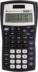 Texas Instruments - LCD Scientific Calculator - 3-3/8 x 6-3/8 Display Size, Black, Battery & Solar Powered, 1.1" Long x 6-1/2" Wide - A1 Tooling