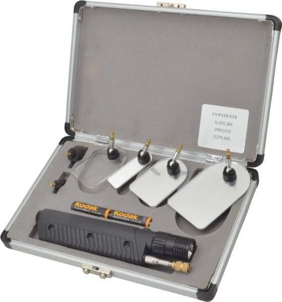 Mayhew - 9 Piece Lighted Retrieving Tool Kit - Contains Acrylic Inspection Mirrors - A1 Tooling