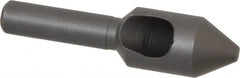 Weldon - 7/16" Head Diam, 1/4" Shank Diam, 60° High Speed Steel Countersink - Bright Finish, 1-3/4" OAL, Single End, Straight Shank, Right Hand Cut - A1 Tooling