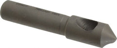 Weldon - 19/64" Head Diam, 1/4" Shank Diam, 82° High Speed Steel Countersink - A1 Tooling