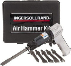 Ingersoll-Rand - 3,000 BPM, 2.28 Inch Long Stroke, Pneumatic Chiseling Hammer - 15 CFM Air Consumption, 1/4 NPTF Inlet - A1 Tooling