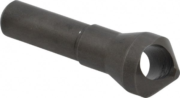 Weldon - 13/16" Head Diam, 1/2" Shank Diam, 90° High Speed Steel Countersink - A1 Tooling