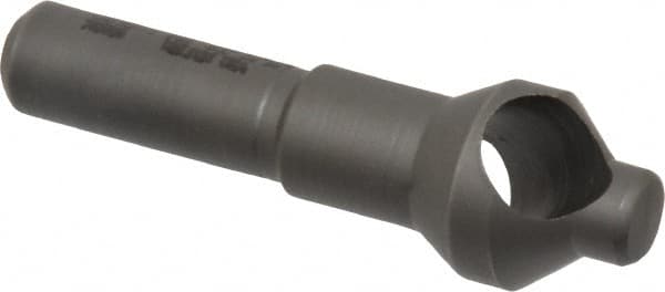 Weldon - 41/64" Head Diam, 3/8" Shank Diam, 82° High Speed Steel Countersink - A1 Tooling