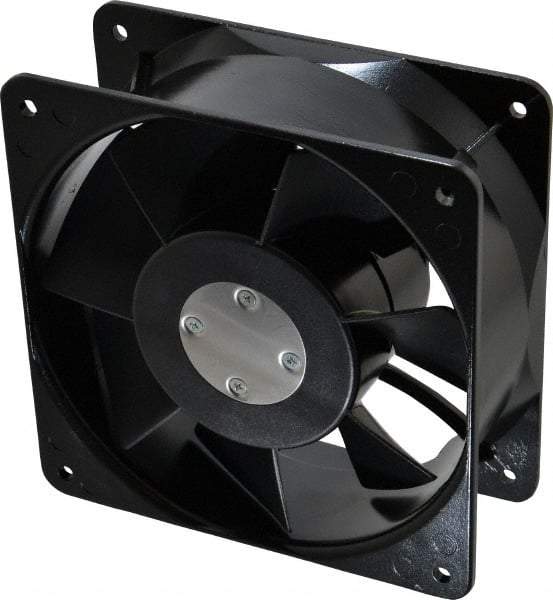 Value Collection - 115 Volts, AC, 260 CFM, Square Tube Axial Fan - 0.49 Amp Rating, 2,900 to 3,400 RPM, 6.3" High x 6.3" Wide x 2.44" Deep - A1 Tooling