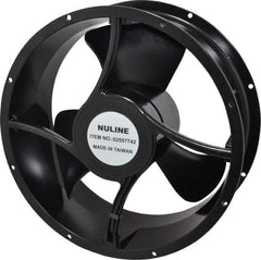 Value Collection - 115 Volts, AC, 550 CFM, Round Tube Axial Fan - 0.38 Amp Rating, 1,400 to 1,650 RPM, 10" High x 10" Wide x 3-1/2" Deep - A1 Tooling