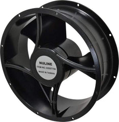 Value Collection - 230 Volts, AC, 550 CFM, Round Tube Axial Fan - 0.19 Amp Rating, 1,400 to 1,650 RPM, 10" High x 10" Wide x 3-1/2" Deep - A1 Tooling