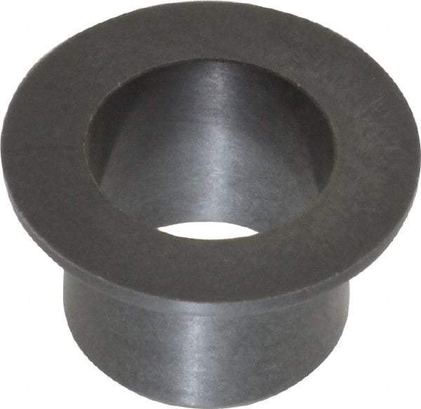 Igus - 1/2" Inside x 19/32" Outside Diam, Thermoplastic Sleeve Bearing - 7/8" Outside Diam, 0.046" Flange Thickness, 1/2" OAL - A1 Tooling