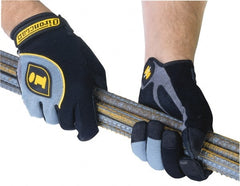 ironCLAD - Size M (8-9) Synthetic Leather Anti-Vibration/Impact Protection Work Gloves - A1 Tooling