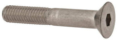 Value Collection - M8x1.25 Metric Coarse Hex Socket Drive, 90° Flat Screw - Grade 316 & Austenitic A4 Stainless Steel, Partially Threaded, 50mm OAL - A1 Tooling