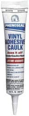 DAP - 5.5 oz Cartridge White Acrylic & Latex Caulk - 180°F Max Operating Temp, 30 min Tack Free Dry Time - A1 Tooling