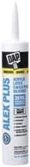 DAP - 10.1 oz Cartridge White Acrylic & Latex Caulk - -20 to 180°F Operating Temp, 30 min Tack Free Dry Time - A1 Tooling