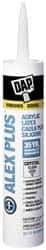 DAP - 10.1 oz Cartridge Clear Acrylic & Latex Caulk - -20 to 180°F Operating Temp, 30 min Tack Free Dry Time - A1 Tooling