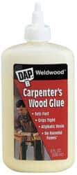 DAP - 16 oz Bottle Yellow Wood Glue - 5 to 7 min Working Time, 72 hr Full Cure Time, Bonds to Cardboard, Fabric, Leather, Particle Board & Wood - A1 Tooling