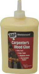 DAP - 32 oz Bottle Yellow Wood Glue - 5 to 7 min Working Time, 72 hr Full Cure Time, Bonds to Cardboard, Fabric, Leather, Particle Board & Wood - A1 Tooling