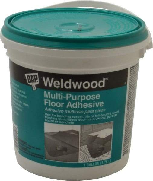 DAP - 128 Fluid Ounce Container, Off-White, Tub Synthetic Latex Construction Adhesive - 15 min Fixture Time, Indoor - A1 Tooling