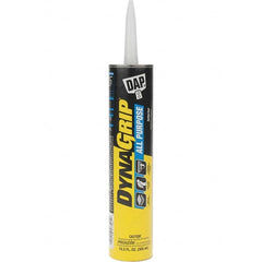 DAP - 10.3 Fluid Ounce Container, Tan, Cartridge Synthetic Latex Construction Adhesive - Service Temp from 0 to 120°F, Indoor - A1 Tooling