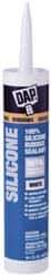 DAP - 10.1 oz Tube White RTV Silicone Joint Sealant - -40 to 400°F Operating Temp, 10 to 20 min Tack Free Dry Time, 24 hr Full Cure Time - A1 Tooling