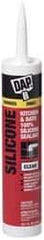 DAP - 10.1 oz Tube Clear RTV Silicone Joint Sealant - -40 to 400°F Operating Temp, 10 to 25 min Tack Free Dry Time, 24 hr Full Cure Time - A1 Tooling