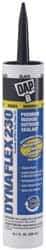 DAP - 10.1 oz Cartridge Black Acrylic & Latex Caulk - -30 to 180°F Operating Temp, 30 min Tack Free Dry Time - A1 Tooling