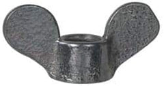 Value Collection - 5/16-18 UNC, Zinc Plated, Steel Standard Wing Nut - Grade 1015-1025, 1-1/4" Wing Span, 0.656" Wing Span, 15/32" Base Diam - A1 Tooling