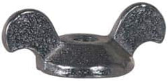 Value Collection - 5/16-18 UNC, Zinc Plated, Steel Standard Wing Nut - Grade 1015-1025, 1-1/2" Wing Span, 9/16" Wing Span, 7/8" Base Diam - A1 Tooling