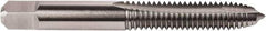 Union Butterfield - 3/8-16 UNC, 3 Flute, TiN Finish, High Speed Steel Spiral Point Tap - Plug Chamfer, Right Hand Thread, 2-15/16" OAL, 1-1/4" Thread Length, 0.381" Shank Diam, 2B/3B Class of Fit, Series TN1585 - Exact Industrial Supply